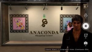 This is an example of the photograph players need to take in order to complete the picture 7 Shopping Center West Entrance (Anaconda)