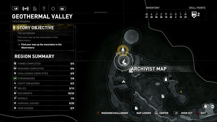 Rise Of The Tomb Raider Geothermal Valley Map 3