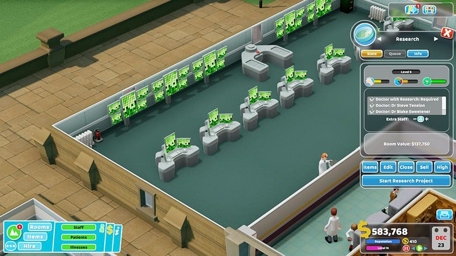 Two Point Hospital Review 2